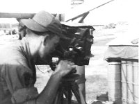 SPC Willingham at aiming circle 1969