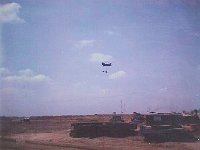 Chinook sling loads a recon plane