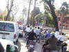 Ho Chi Minh City Traffic Mostly Motorbikes