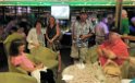 Cannon Kings and Spouses in Flamingo Garden Bar.   
Photo by Les Higa