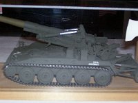 Domingo Rios, Jr brought his model of an 8 inch howitzer.  It brought back memories for all of us.