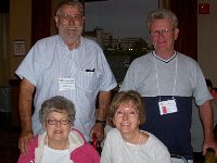 George & Rae Owens with Larry & Susan Hutchison
