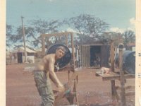 LeRoy Hanat from Minnesota - Quan Loi 1968  "Remember shaving like this?"