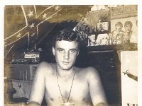 Tending bar at the HHB EM Club - Pete Petras