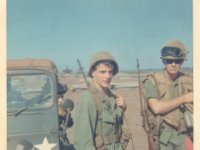 Pete Petras (L) and Unknown  "I know the guy on right was from A Btry"  Can you help identify?