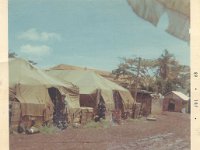 Personnel hooches at Quan Loi  before underground  personnel bunkers were built - June 1968